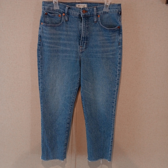 Madewell The Perfect Vintage Jeans Women's Size 30  Blue In Very Good Condition - Picture 2 of 8